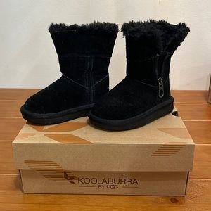 Black koolaburra boots toddler size 6